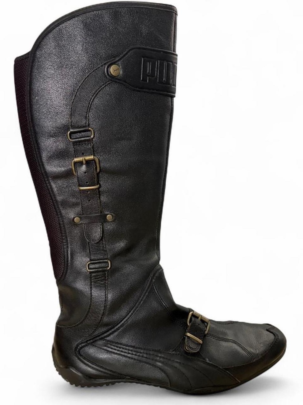Vintage Puma Y2K Moto Boots